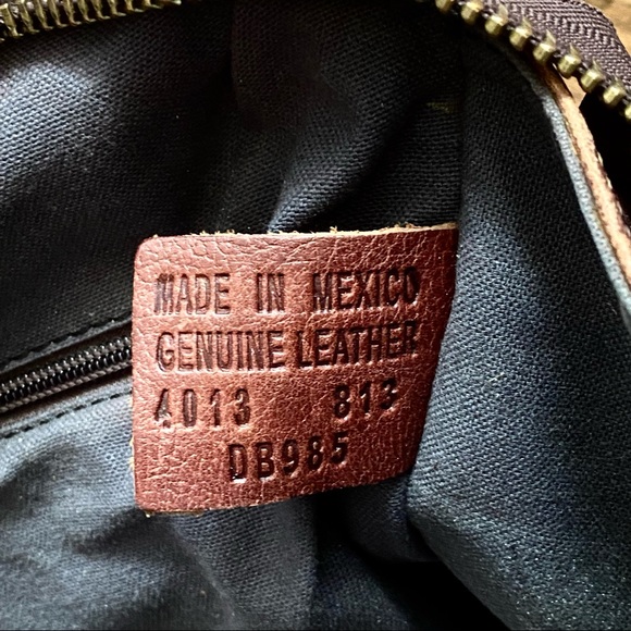 Frye Leather Satchel in Cognac - Picture 3 of 9